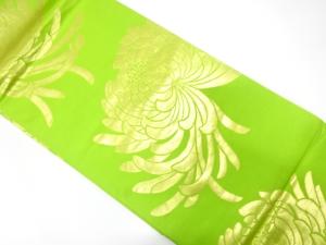 アンティーク　菊模様織り出し袋帯（材料）